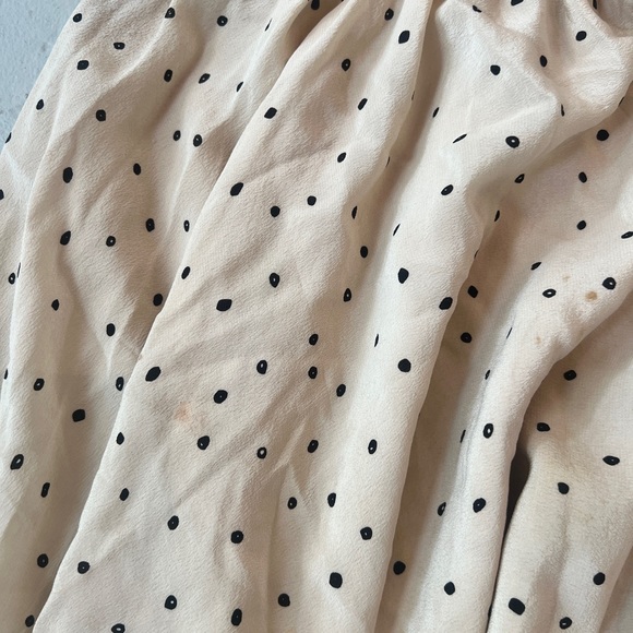 ARITZIA TALULA BABATON POLKA DOT SKIRT - Picture 3 of 4